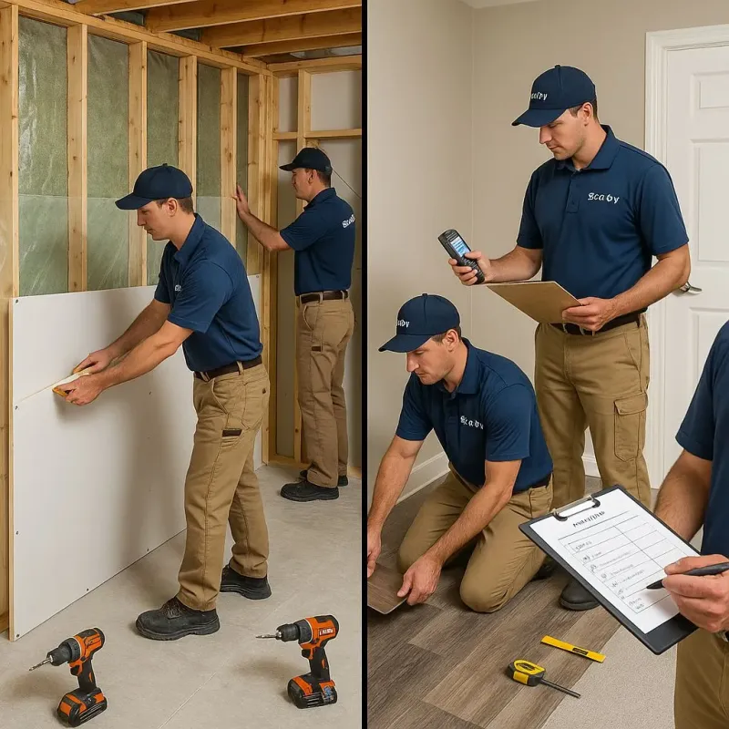 Repairs and Reconstruction process in West Norriton, PA