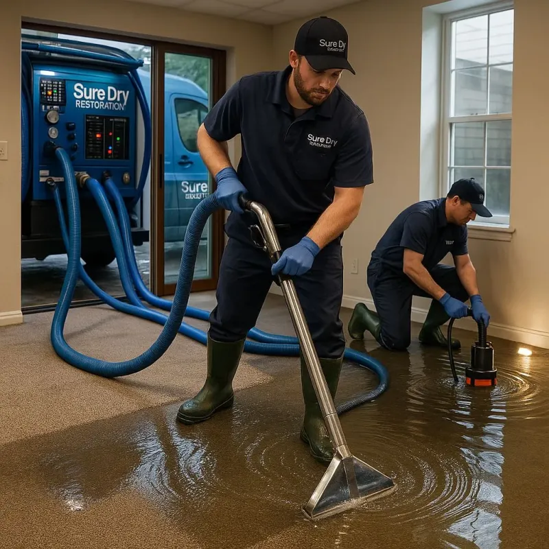 Water Extraction and Removal process in West Norriton, PA